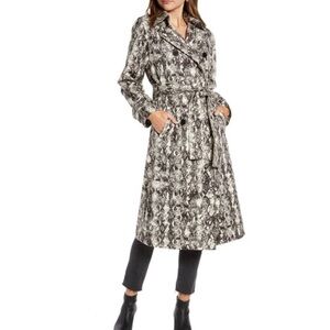 SOMETHING NAVY CLASSIC TRENCH COAT XS